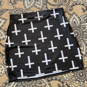 Blackmilk Cross of St Peter black skirt, RARE,NWOT